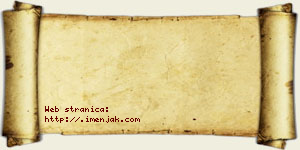 Pera Aćimović vizit kartica